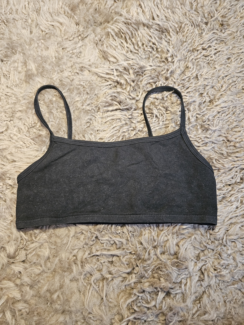 Los Angeles Apparel Black Seamless Bralette